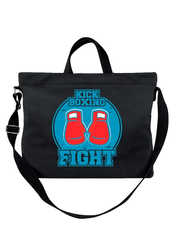 Сумка кикбоксинг kickboxing fight — Чёрная, фото 1