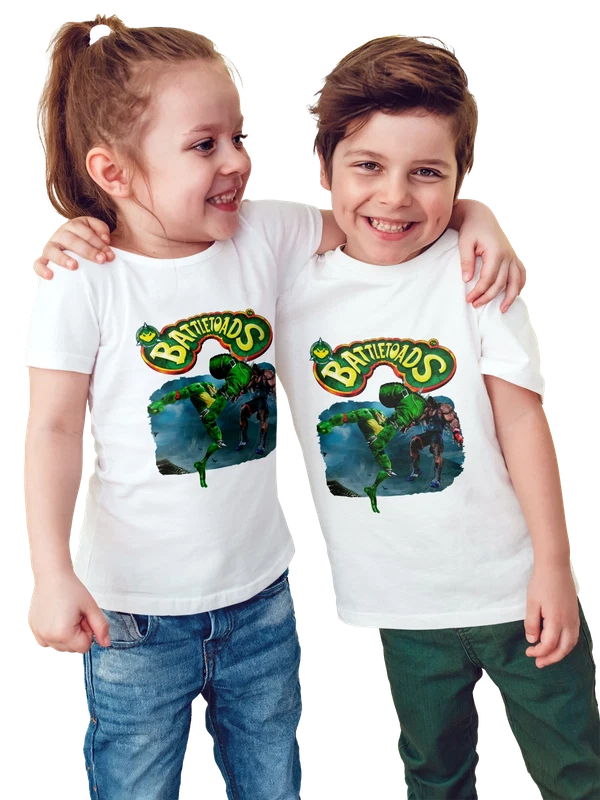Футболка Рэш Батлтоадс Battletoads — Белая, фото 1
