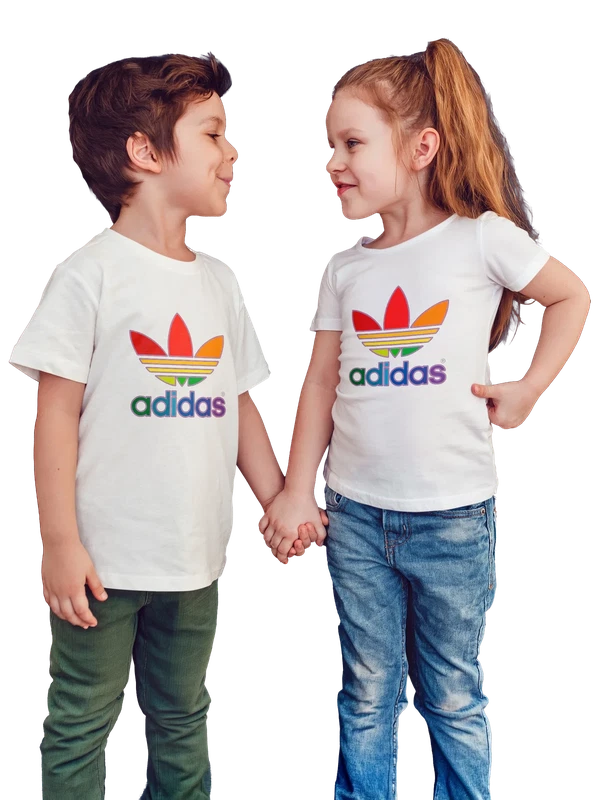 Футболка Adidas — Белая, фото 1