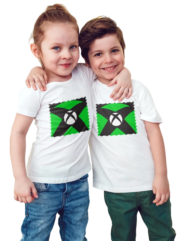 Футболка Минималистичный логотип Xbox — Белая, фото 1