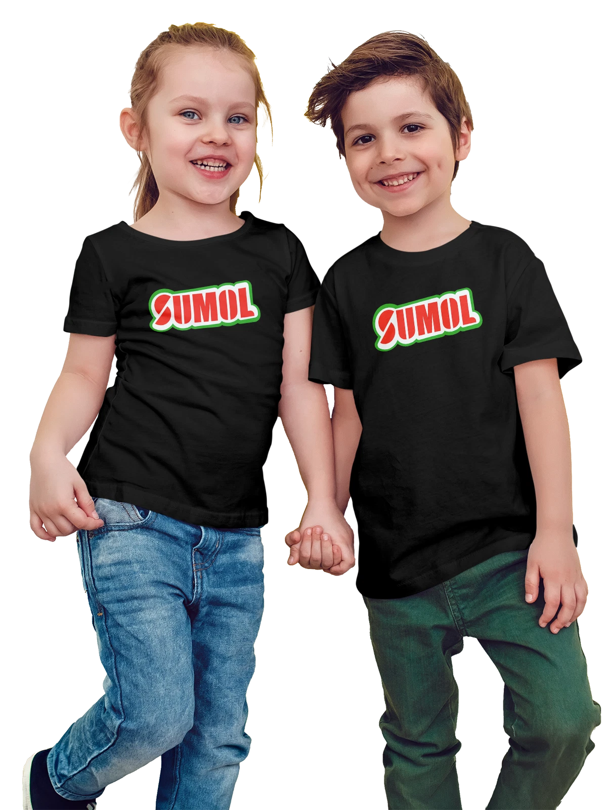 Футболка детская Sumol чёрная с принтом — принт для бармена — Чёрная, фото 1