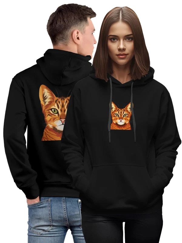 Худи котик — Чёрная, фото 1