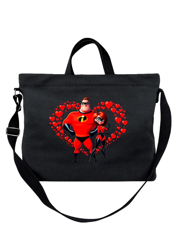 Сумка Боб Парр Эластика Суперсемейка Incredibles — Чёрная, фото 1