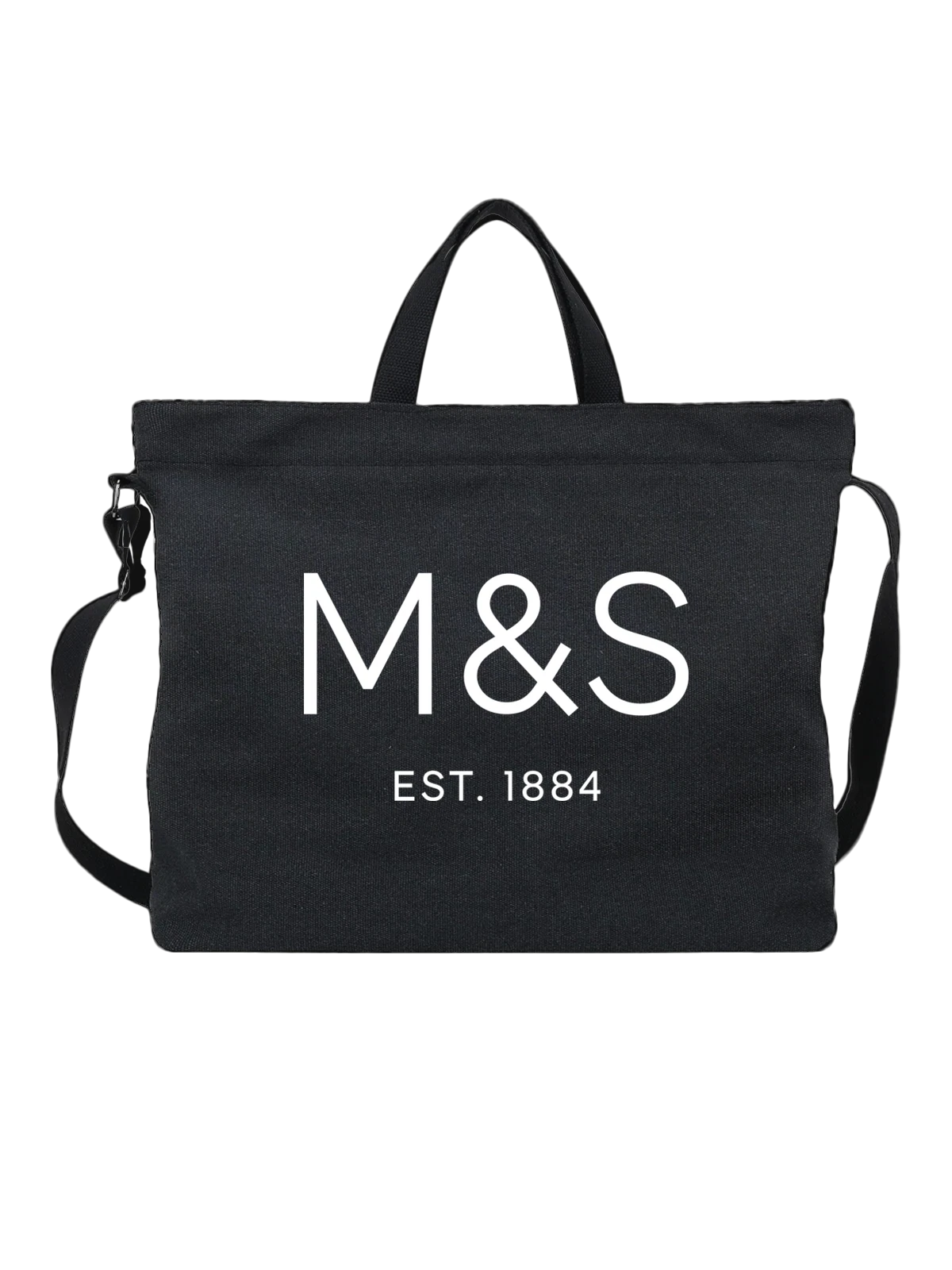 Сумка Marks Spenser чёрная с принтом — одежда и продукты — Чёрная, фото 1