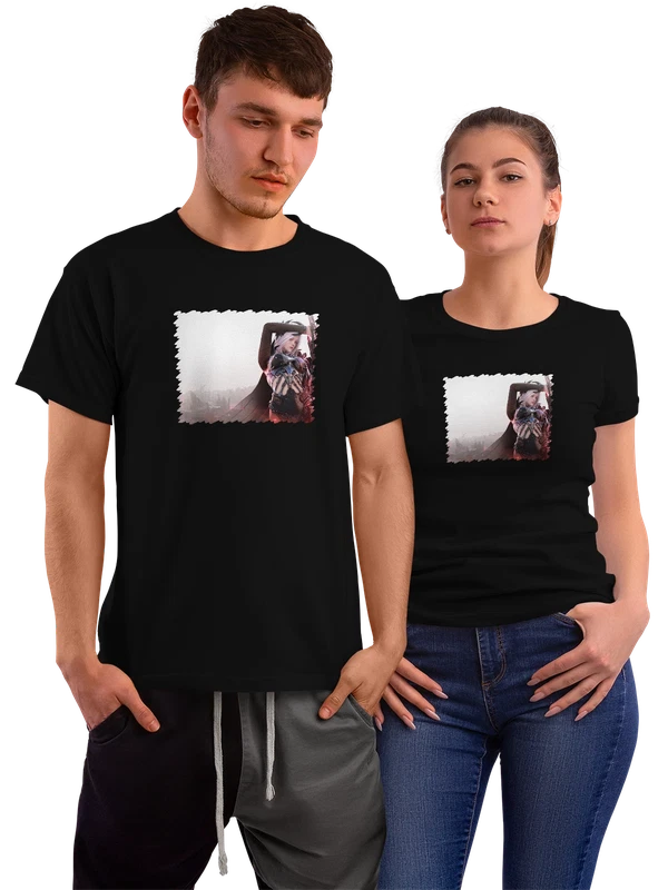 Футболка Игра Black Desert Female warrior — Чёрная, фото 1