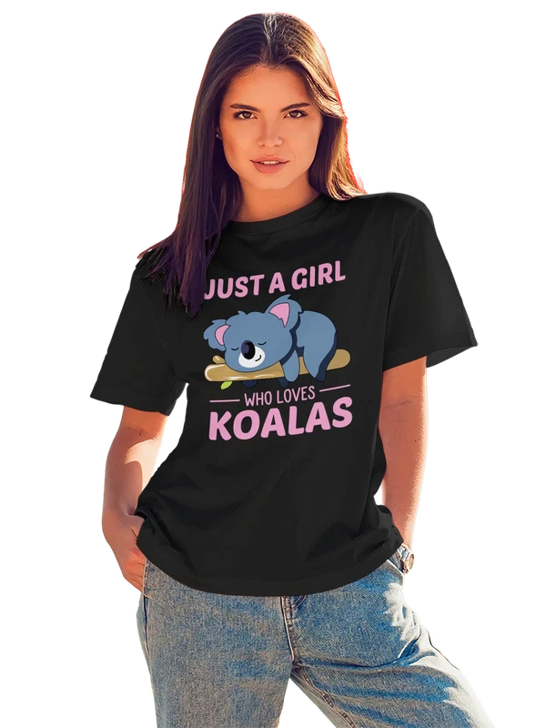 Футболка коала koalas — Чёрная, фото 1