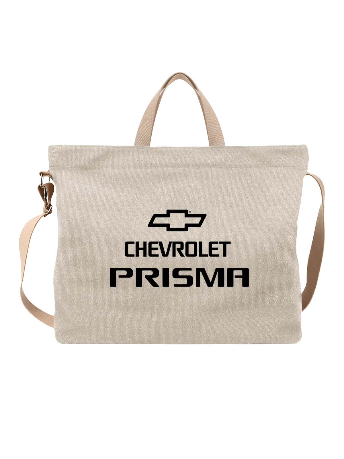 Сумка Chevrolet белая с принтом — модельный вордмарк — Белая, фото 1