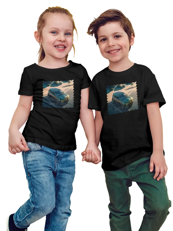 Футболка машина Renault Fl4wer Power Concept 2024 — Чёрная, фото 1