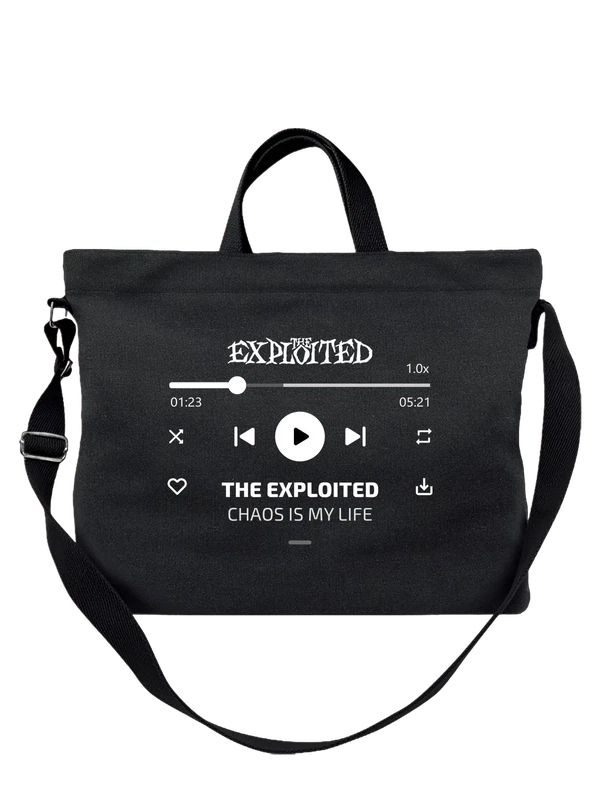 Сумка Exploited Chaos Is My Life — Чёрная, фото 1