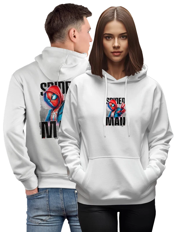 Худи человек паук Spider Man — Белая, фото 1