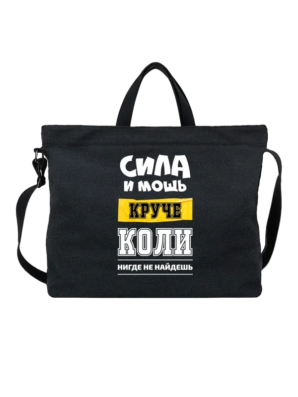 Сумка с именем Николай Коля — Чёрная, фото 1