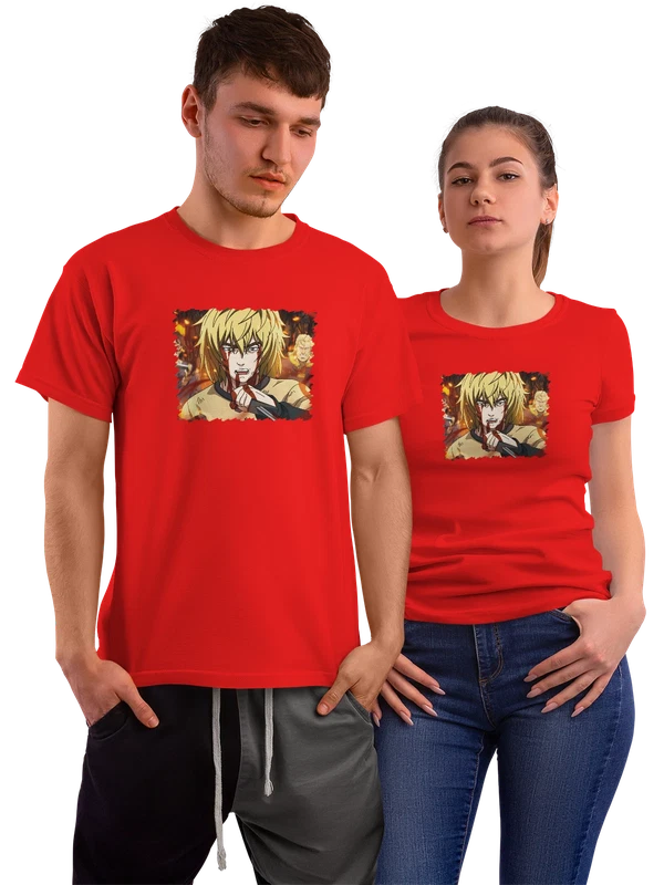Футболка Anime Vinland Saga Fan Art — Красная, фото 1