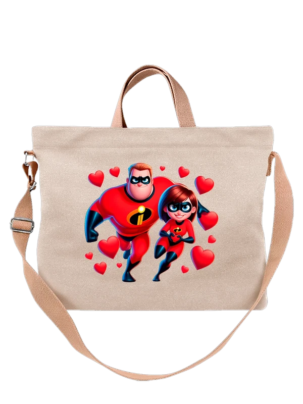 Сумка Боб Парр Эластика Суперсемейка Incredibles — Белая, фото 1
