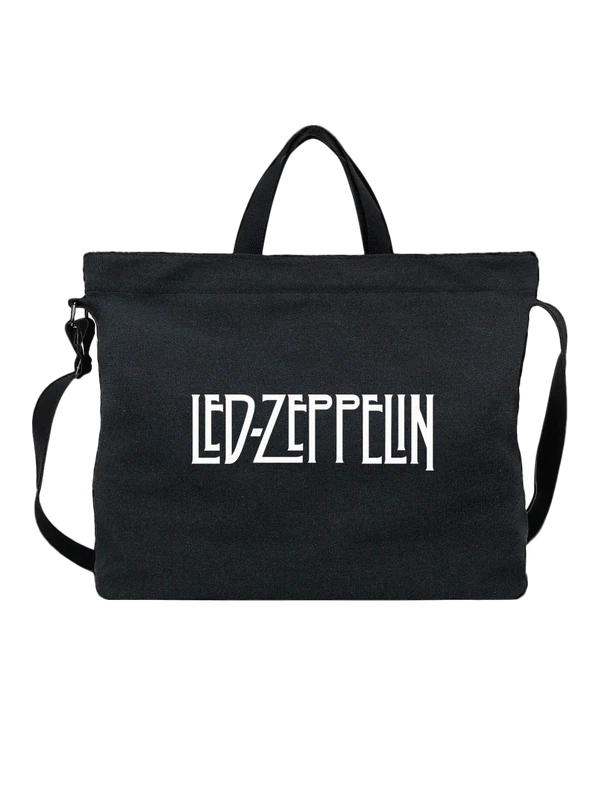 Сумка Led Zeppelin с логотипом — Чёрная, фото 1