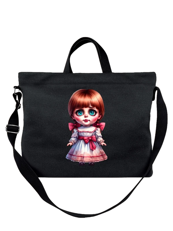 Сумка кукла Невеста Чаки Bride of Chucky знак мира — Чёрная, фото 1