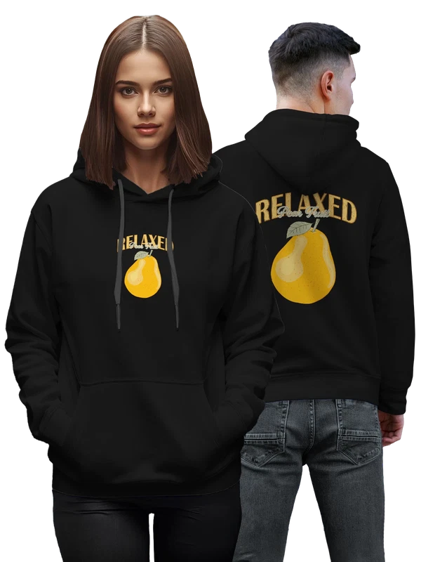Худи груша relaxed — Чёрная, фото 1