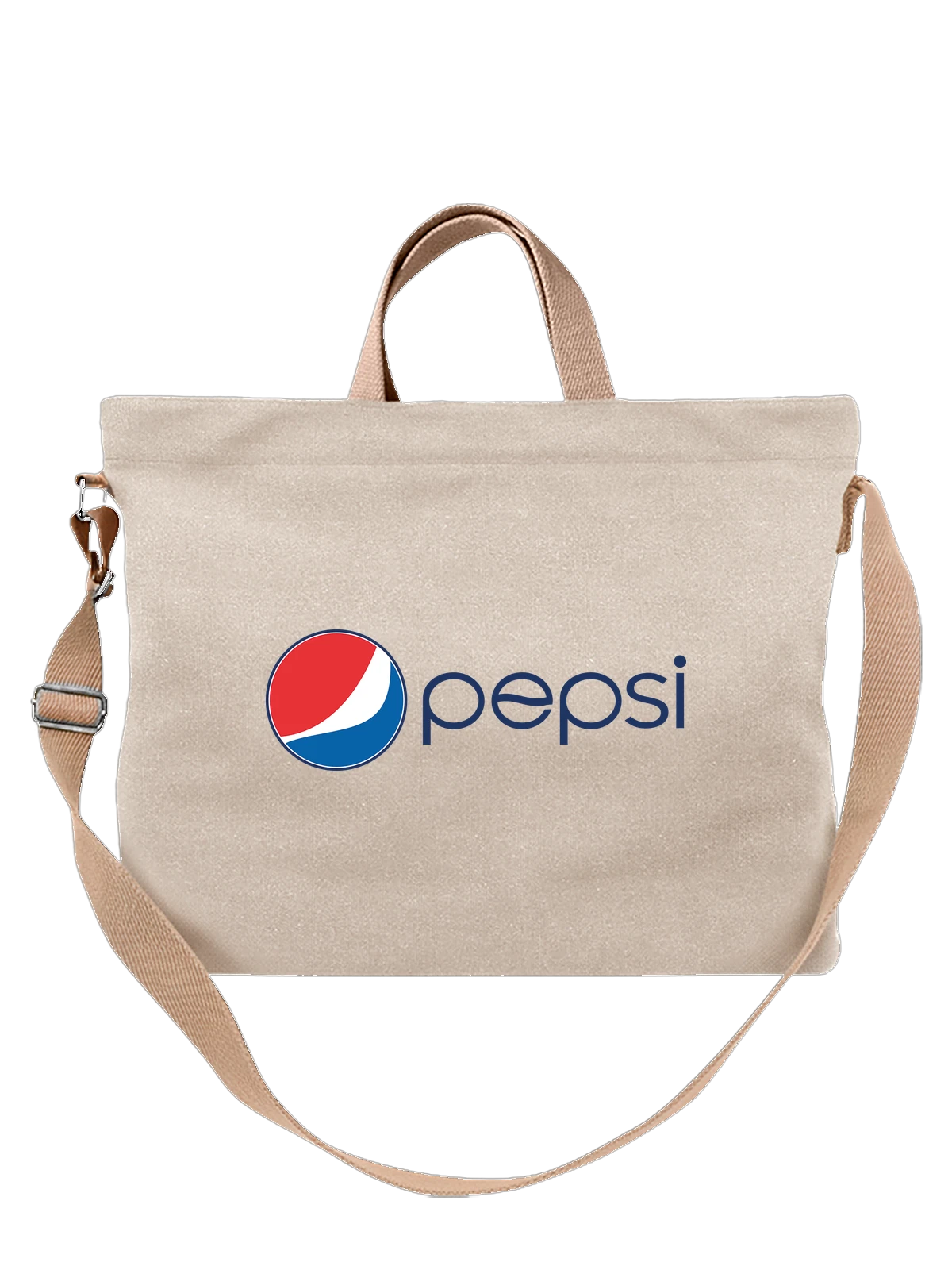 Сумка Pepsi белая с принтом — сладкая газировка — Белая, фото 1