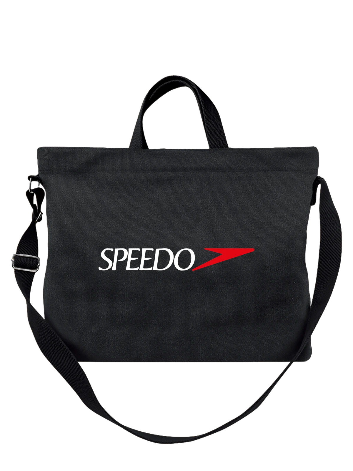 Сумка Speedo чёрная с принтом — соревновательный бассейн — Чёрная, фото 1
