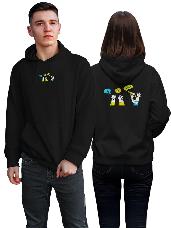 Худи дудка great — Чёрная, фото 1