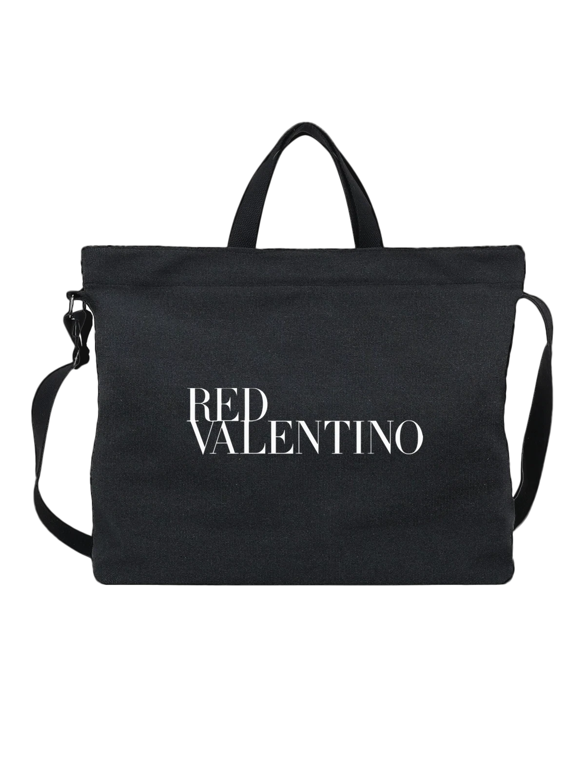 Сумка Red Valentono чёрная с принтом — монохромный принт — Чёрная, фото 1