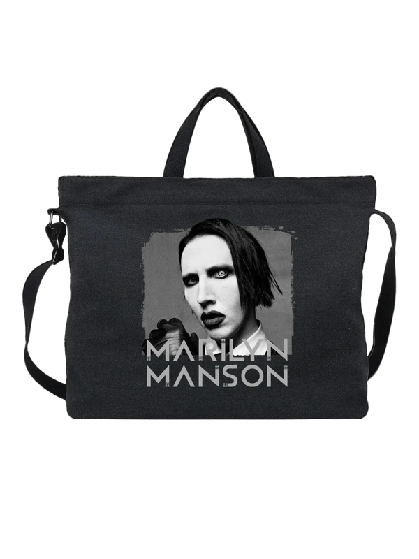 Сумка с Marilyn Manson Брайан Хью — Чёрная, фото 1