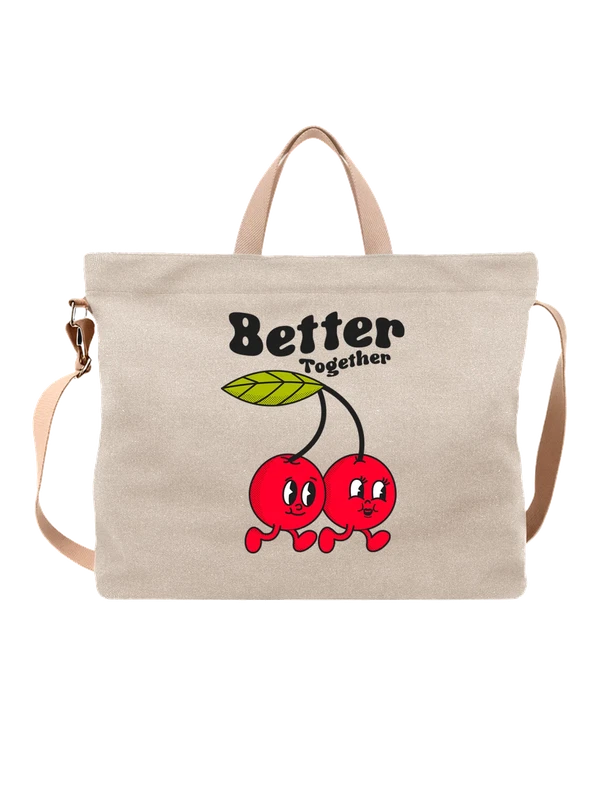 Сумка вишня better together — Белая, фото 1