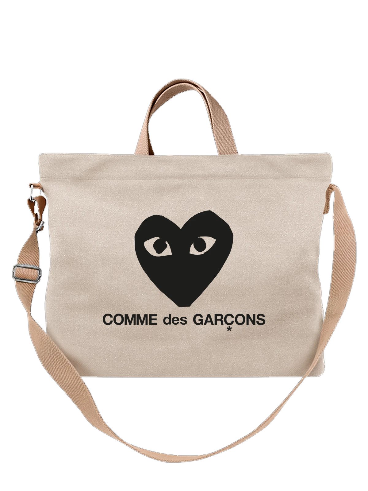 Сумка Comme des Garcons белая с принтом — авангардная мода — Белая, фото 1
