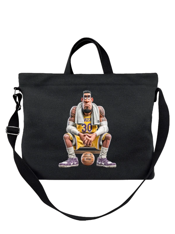 Сумка баскетболист Los Angeles Lakers No30 — Чёрная, фото 1