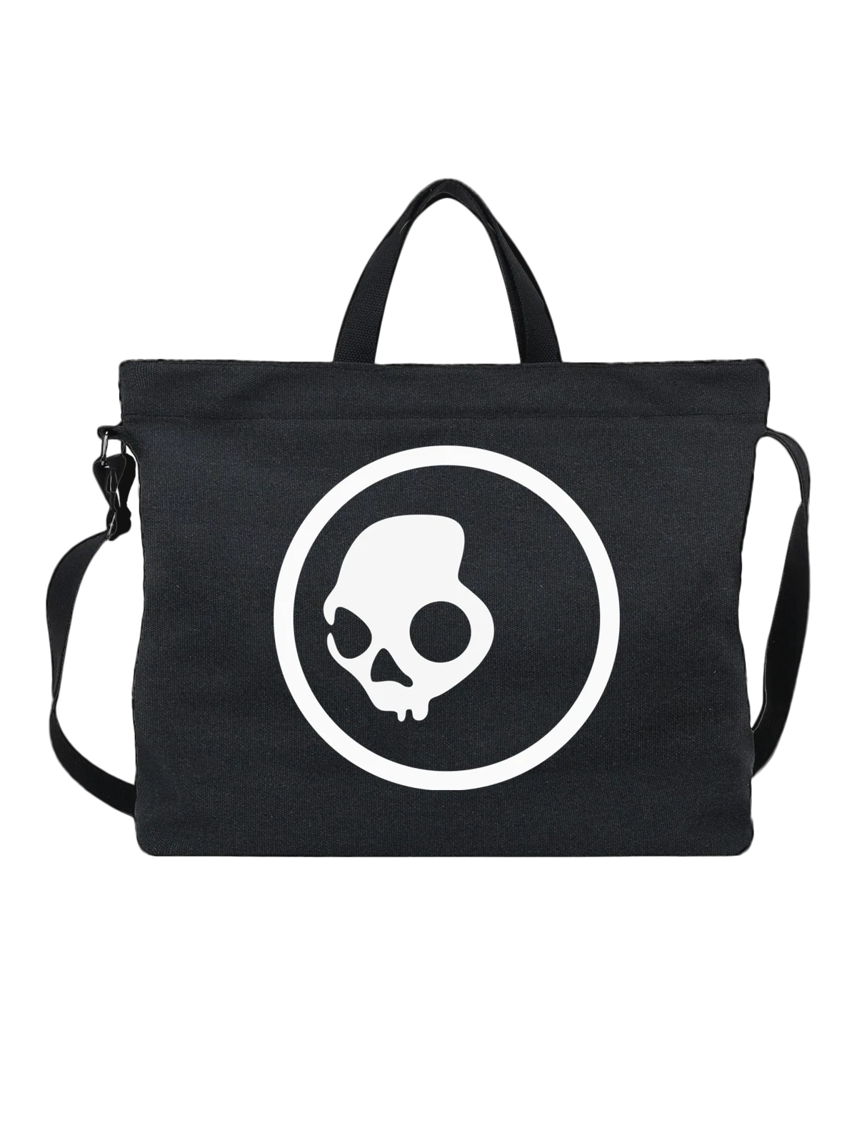 Сумка Skullcandy чёрная с принтом — современная айдентика — Чёрная, фото 1