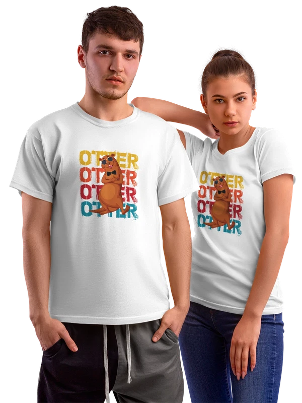 Футболка выдра otter — Белая, фото 1