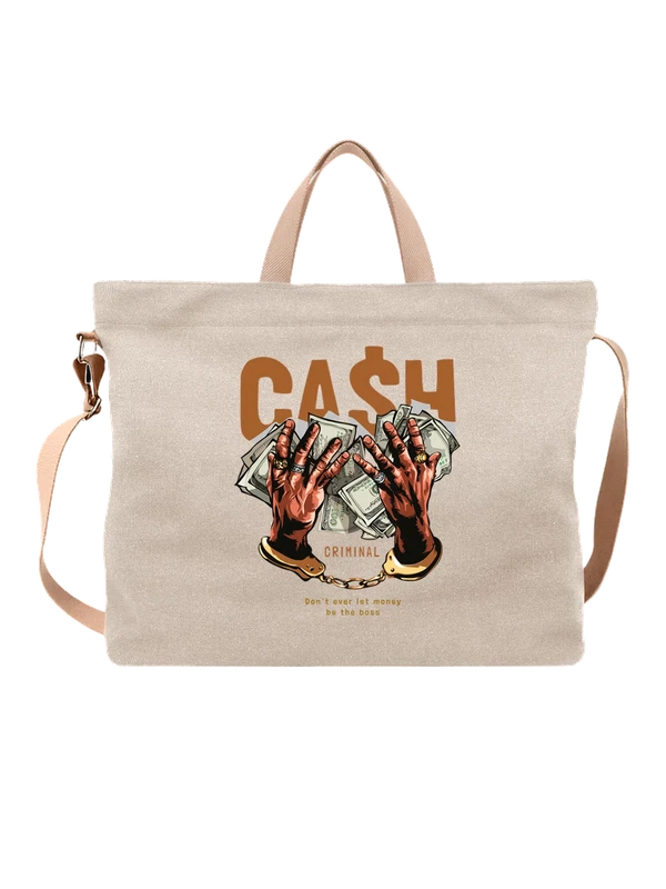 Сумка руки с деньгами cash — Белая, фото 1