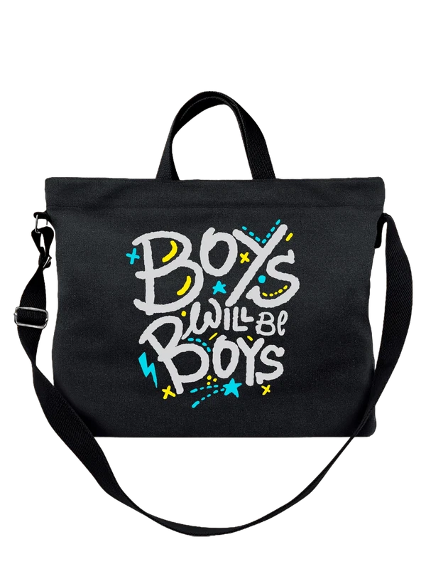 Сумка boys парни — Чёрная, фото 1