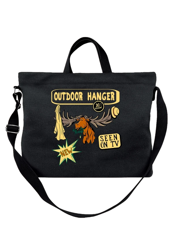 Сумка с оленем outdoor hanger — Чёрная, фото 1