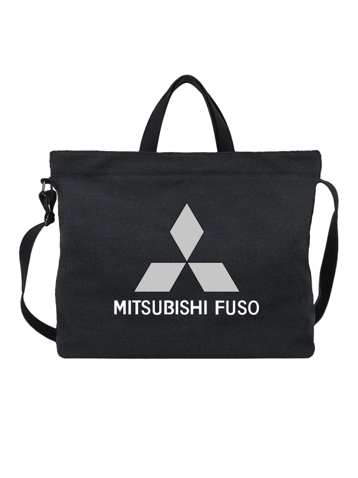 Сумка Mitsubishi чёрная с принтом — коммерческий транспорт — Чёрная, фото 1