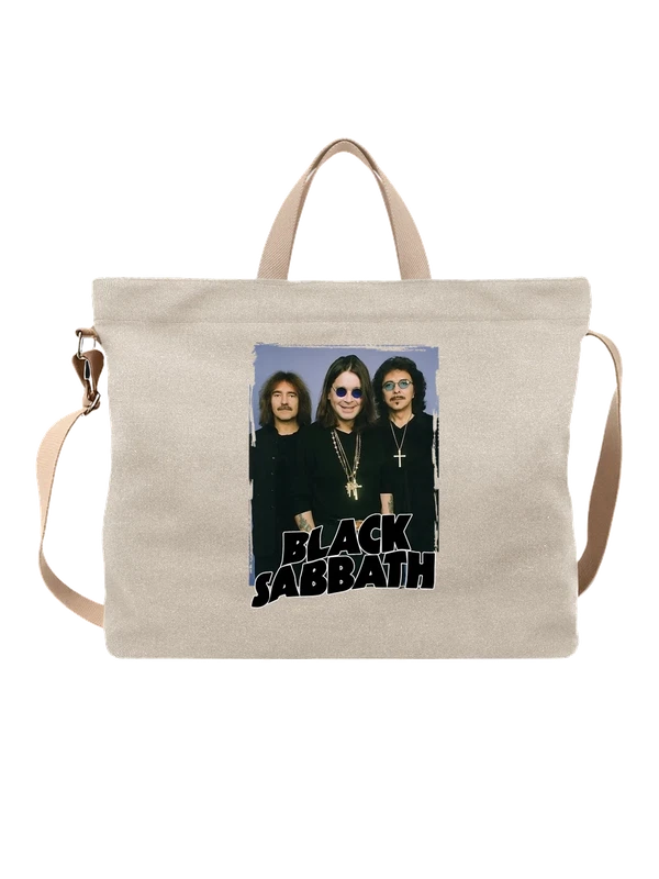 Сумка группа Black Sabbath — Белая, фото 1