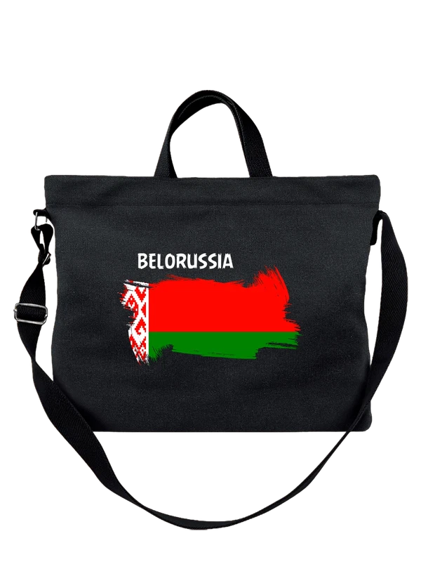 Сумка флаг Беларуси Belarus — Чёрная, фото 1