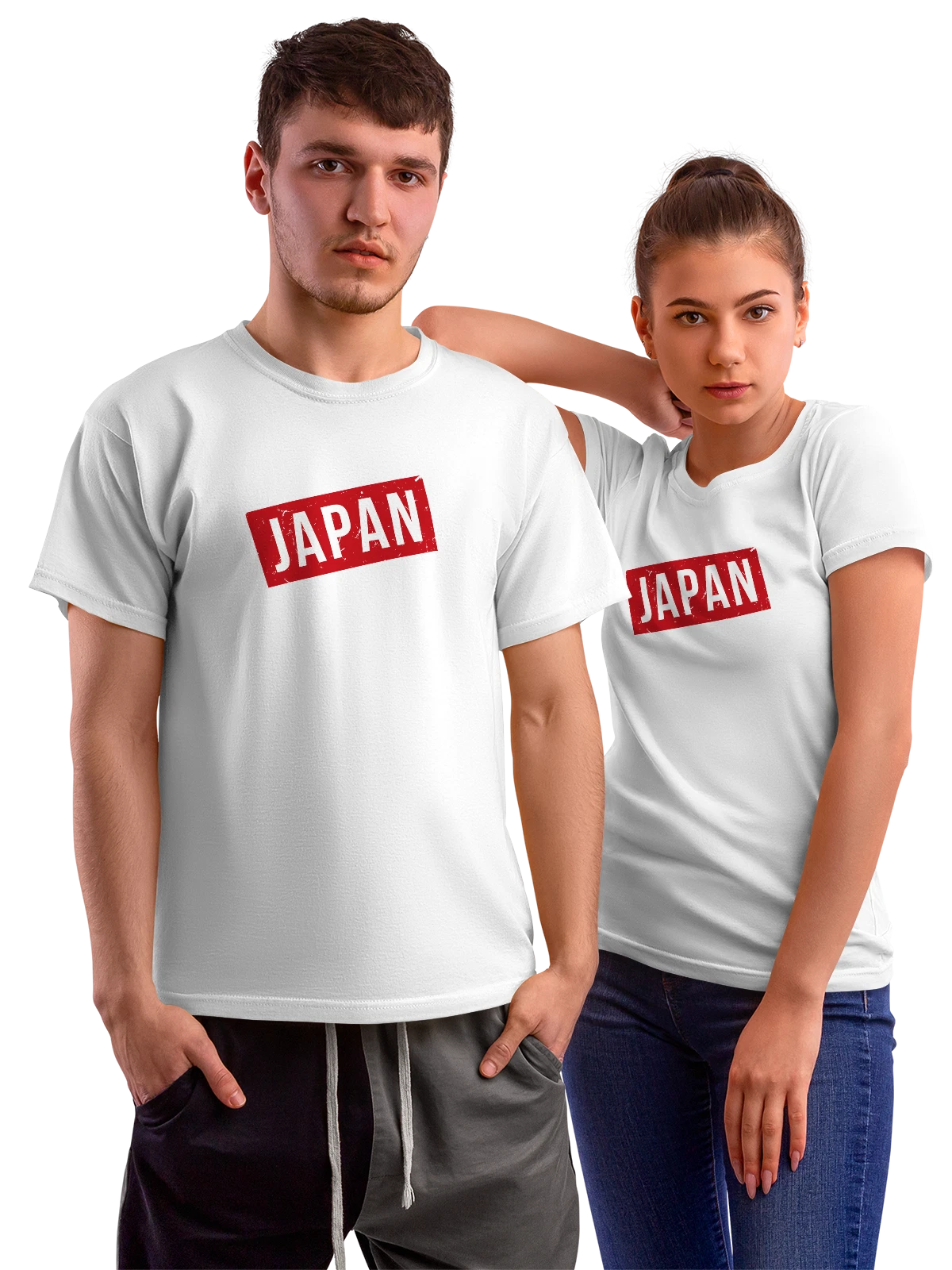 Футболка с надписью Япония Japan белая с принтом — подарок с юмором — Белая, фото 1