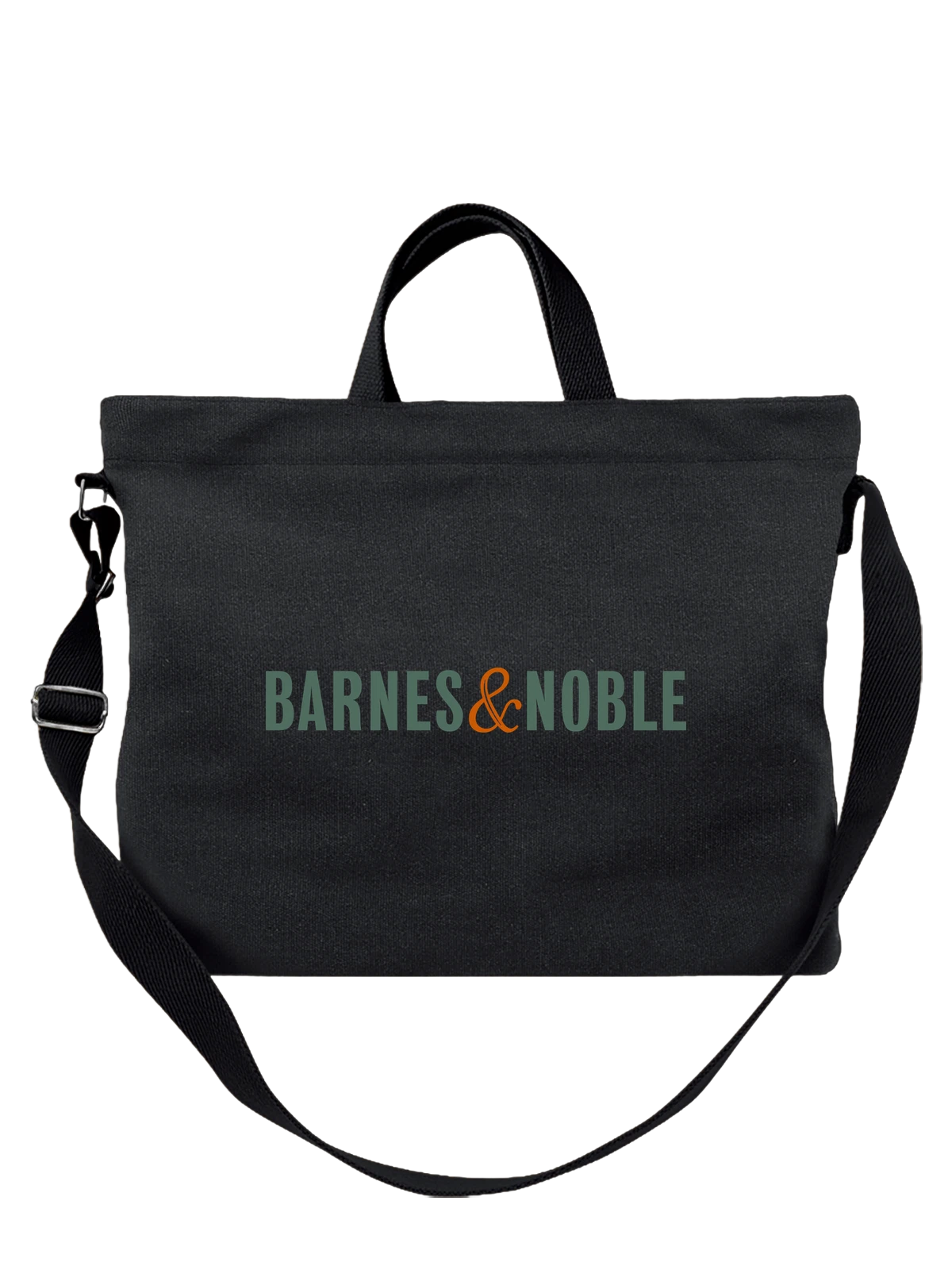 Сумка Barnes Noble чёрная с принтом — бумажные издания — Чёрная, фото 1