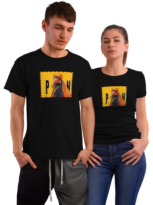 Футболка Anime Naruto Pain — Чёрная, фото 1