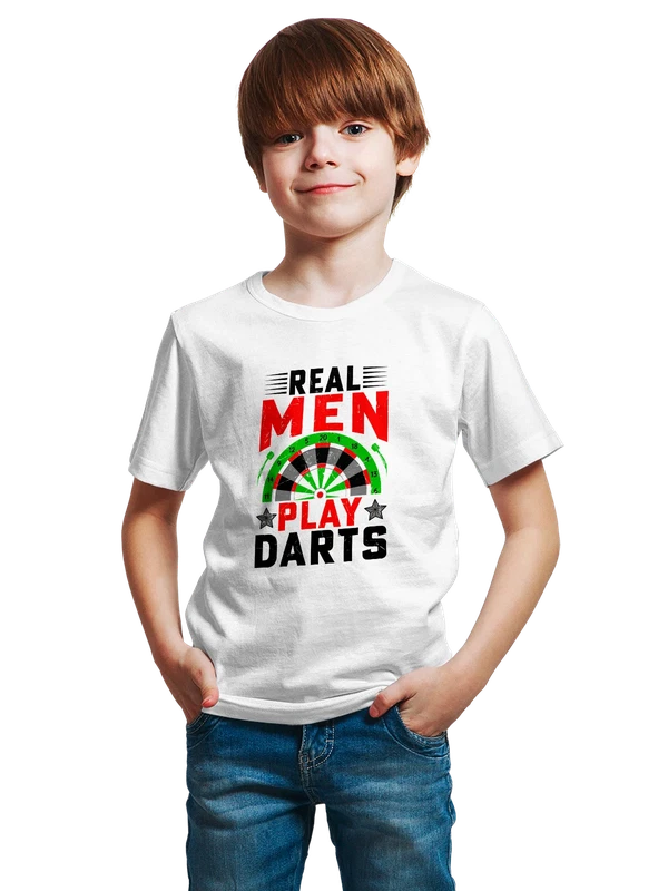 Футболка дартс play darts — Белая, фото 1