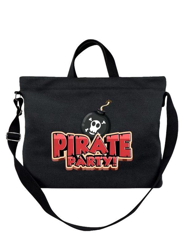 Сумка пиратская вечеринка pirate party — Чёрная, фото 1