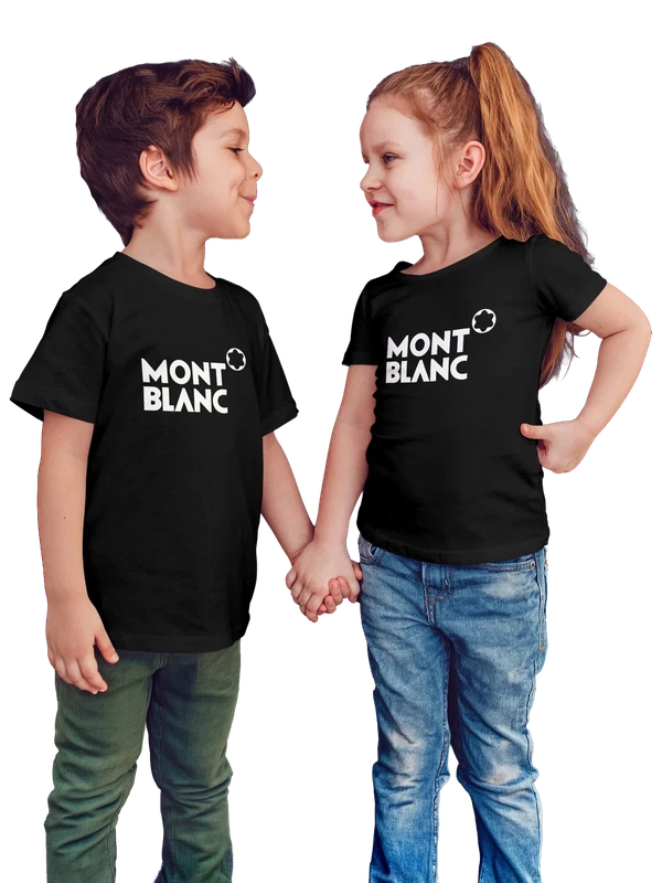 Футболка Montblanc — Чёрная, фото 1