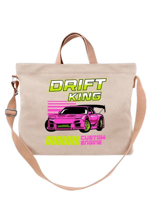 Сумка спортивное авто drift king — Белая, фото 1