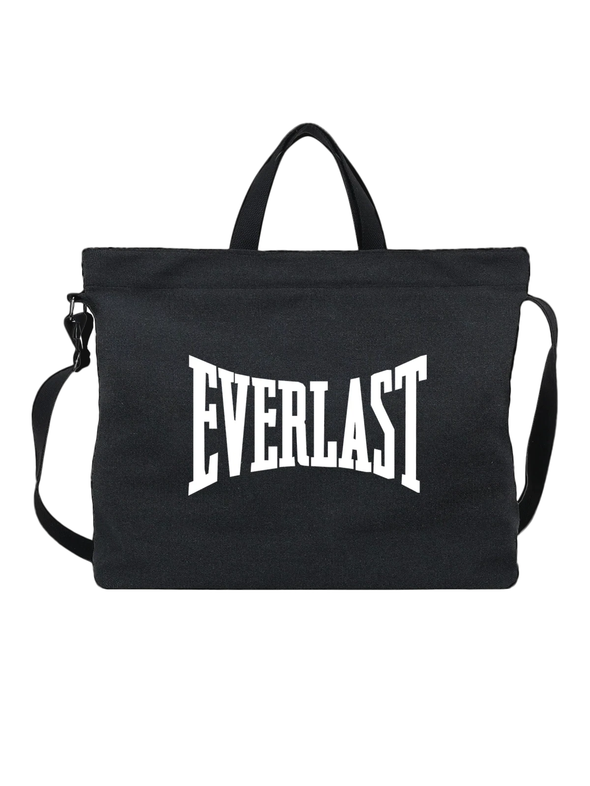 Сумка Everlast чёрная с принтом — бокс и тренировки — Чёрная, фото 1