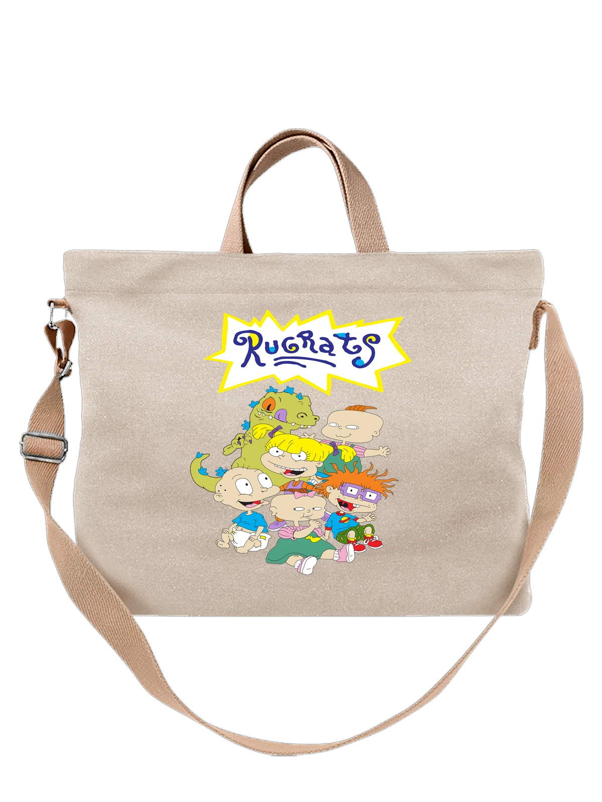 Сумка Герои мультсериала Rugrats белая с принтом — Анжелика Пиклз — Белая, фото 1