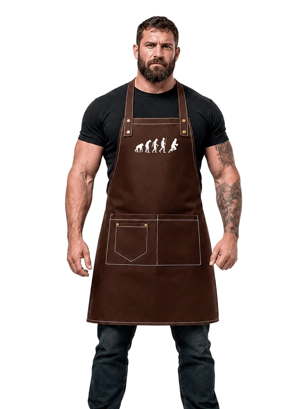 Фартук с эволюцией регби — Чёрная, фото 1