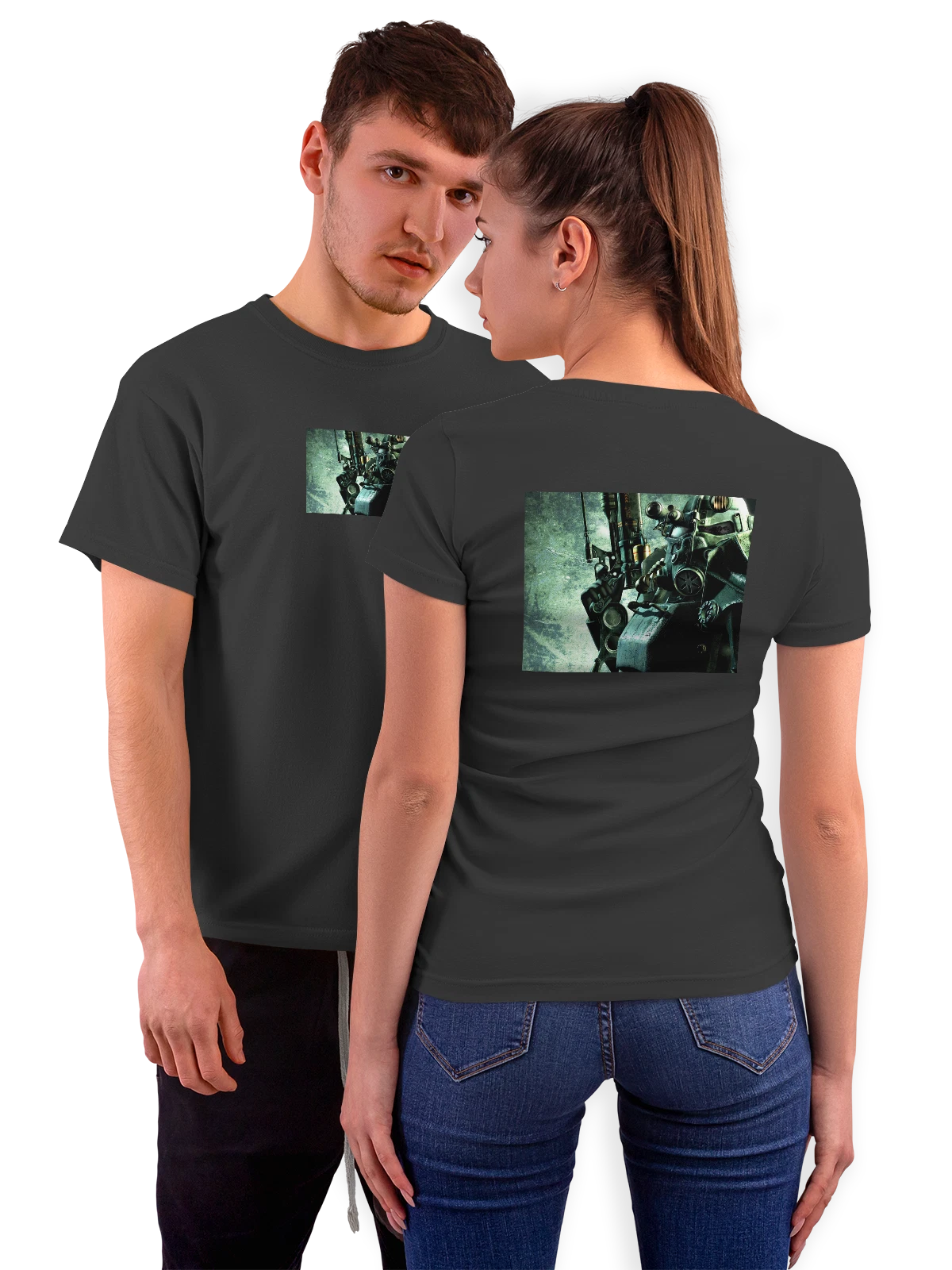 Футболка Игры Fallout 3 чёрная с принтом на спине — подарок геймеру — Чёрная, фото 1
