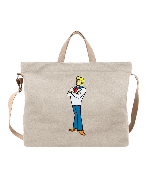 Сумка скуби ду scooby doo Fred Фред — Белая, фото 1