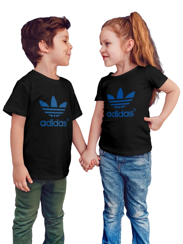 Футболка Adidas — Чёрная, фото 1