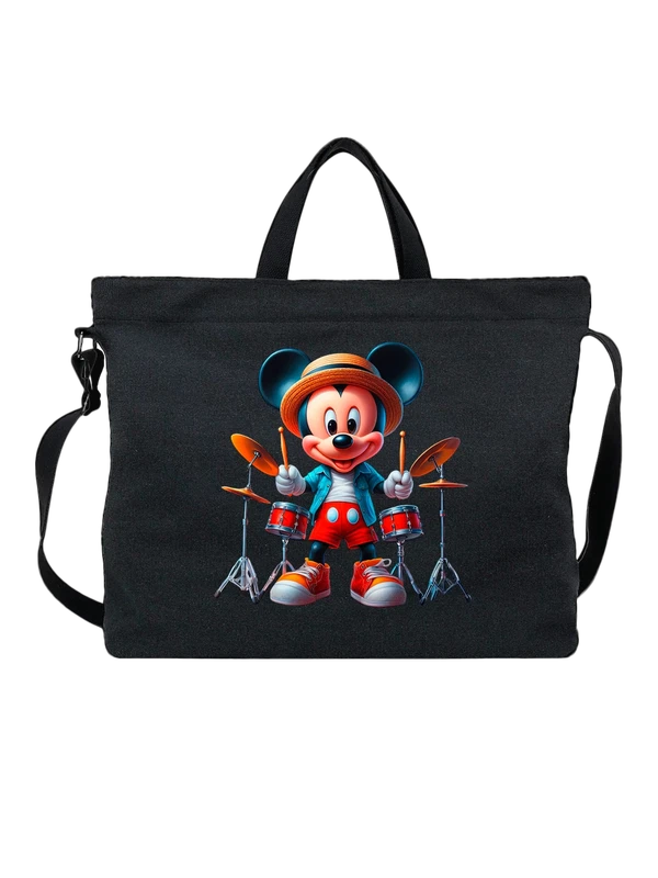 Сумка Микки Маус Mickey Mouse барабанщик — Чёрная, фото 1